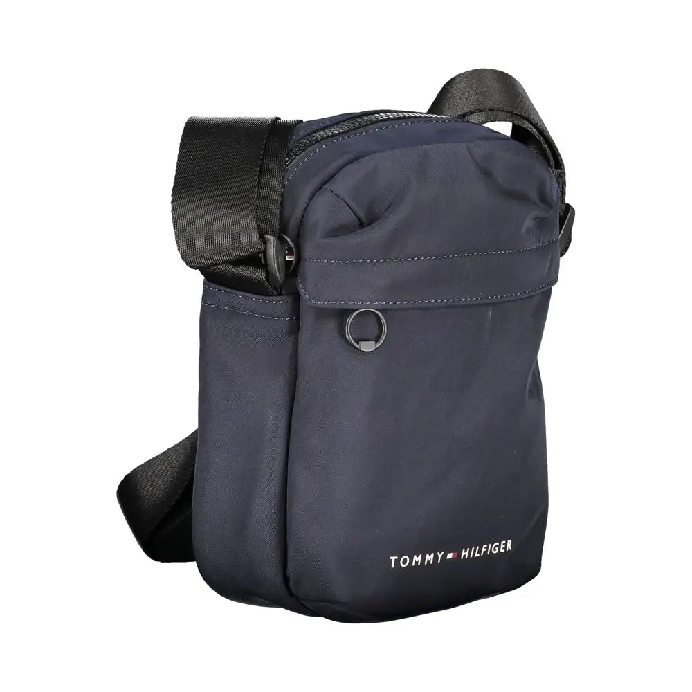 Tommy Hilfiger Blue Polyester Shoulder Bag - Skuldertasker