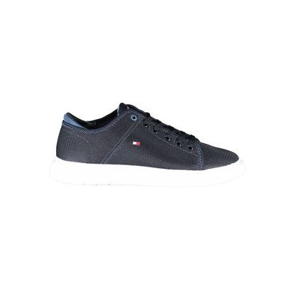 Tommy Hilfiger Blue Recycled Polyester Men Sneakers - Sneakers