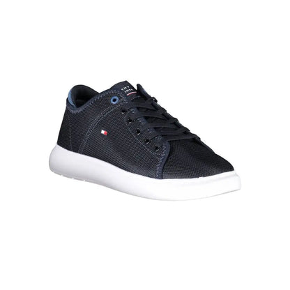 Tommy Hilfiger Blue Recycled Polyester Men Sneakers - Sneakers