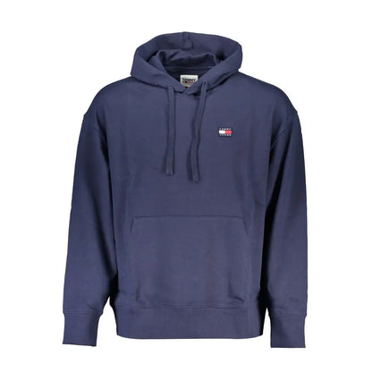 Tommy Hilfiger Chic Blue Hooded Sweatshirt with Logo Detail - S - Sweatshirts