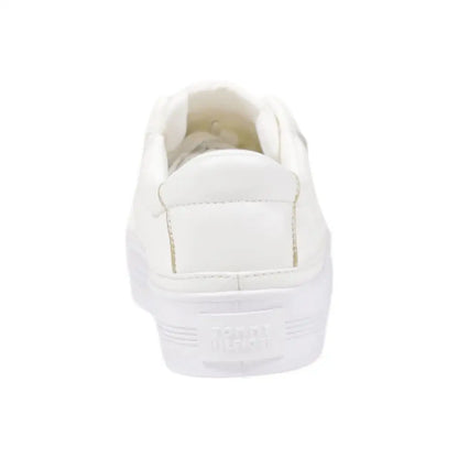 Tommy Hilfiger Cream Recycled Cotton Sneakers