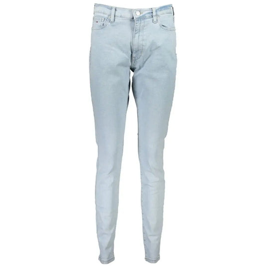 Tommy Hilfiger Light Blue Cotton Women Jean - Jeans