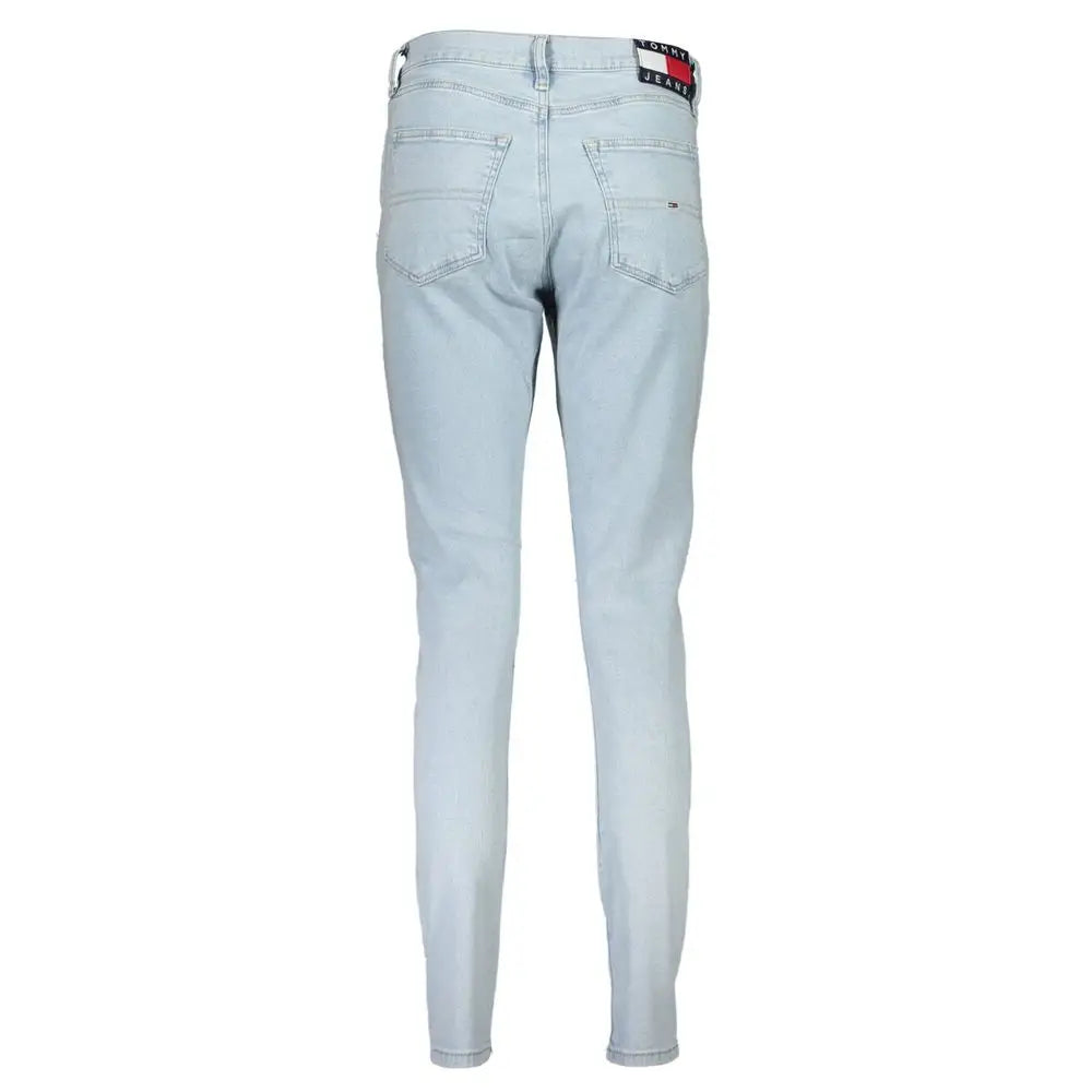 Tommy Hilfiger Light Blue Cotton Women Jean - Jeans
