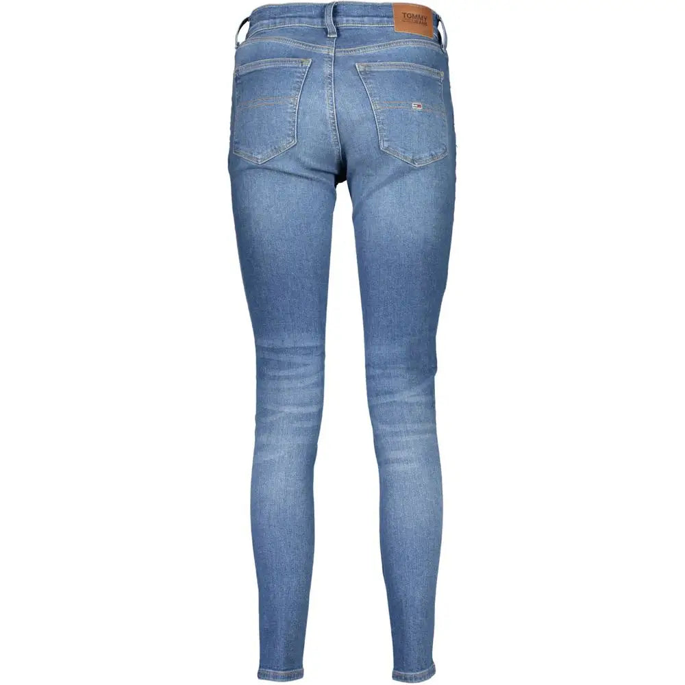 Tommy Hilfiger Light Blue Cotton Women Skinny Jean - Jeans
