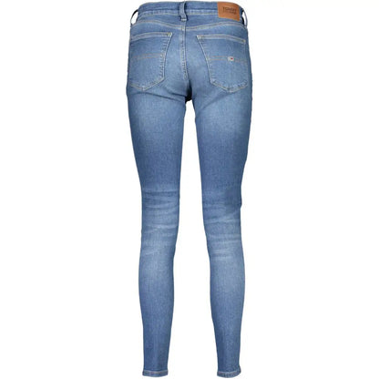 Tommy Hilfiger Light Blue Cotton Women Skinny Jean - Jeans