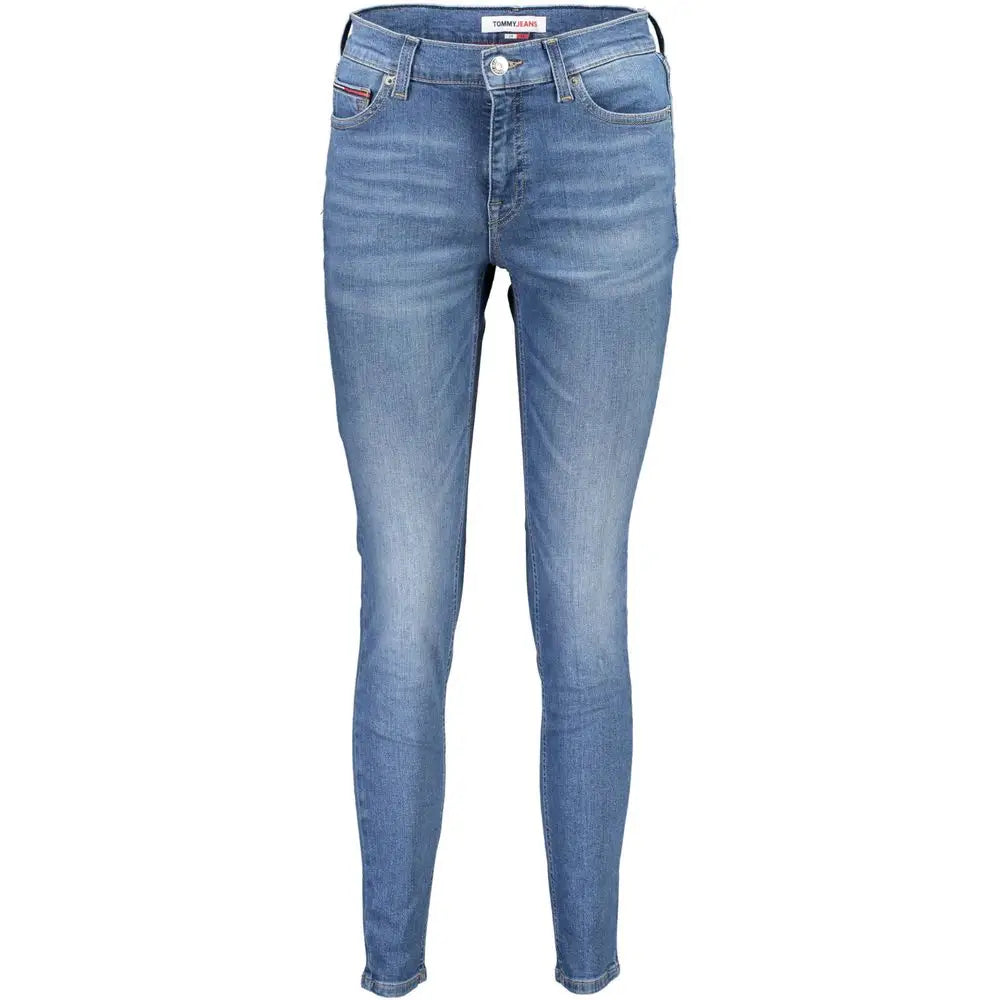 Tommy Hilfiger Light Blue Cotton Women Skinny Jean - Jeans