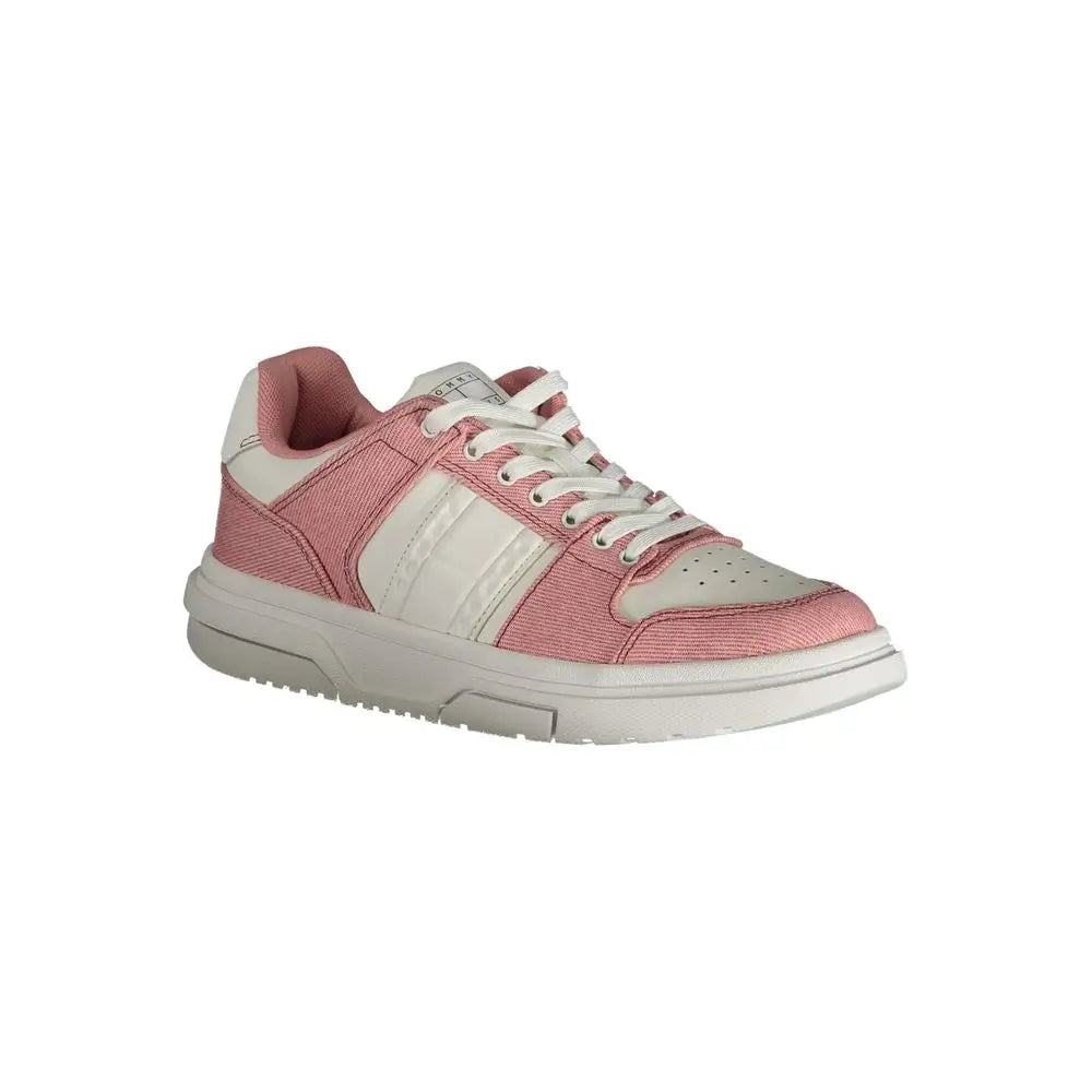 Tommy Hilfiger Pink Polyester Sneakers - Sneakers
