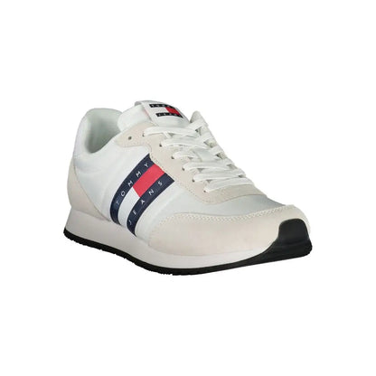 Tommy Hilfiger hvide sneakers med kontrasterende detaljer