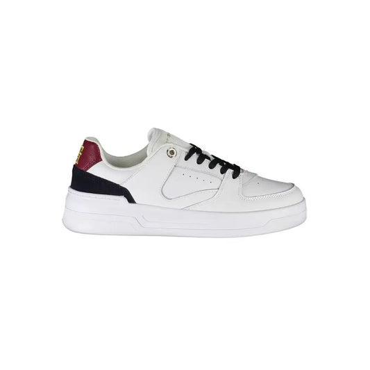 Tommy Hilfiger White Leather Women Sneakers - Sneakers