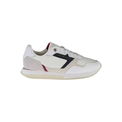 Tommy Hilfiger White Leather Women Sneakers - 41 - Sneakers