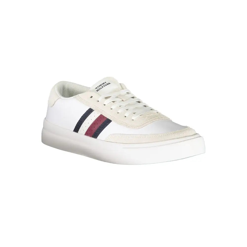 Tommy Hilfiger White Polyester Sneakers - Sneakers