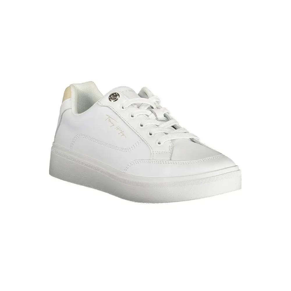 Tommy Hilfiger White Polyester Sneakers - Sneakers