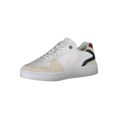 Tommy Hilfiger White Polyester Sneakers - Sneakers