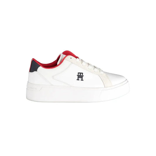 Tommy Hilfiger White Polyester Sneakers - Sneakers