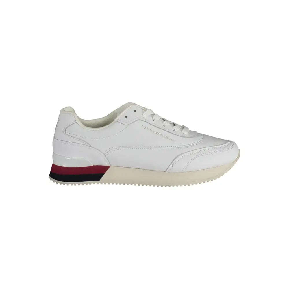 Tommy Hilfiger White Polyester Sneakers - Sneakers