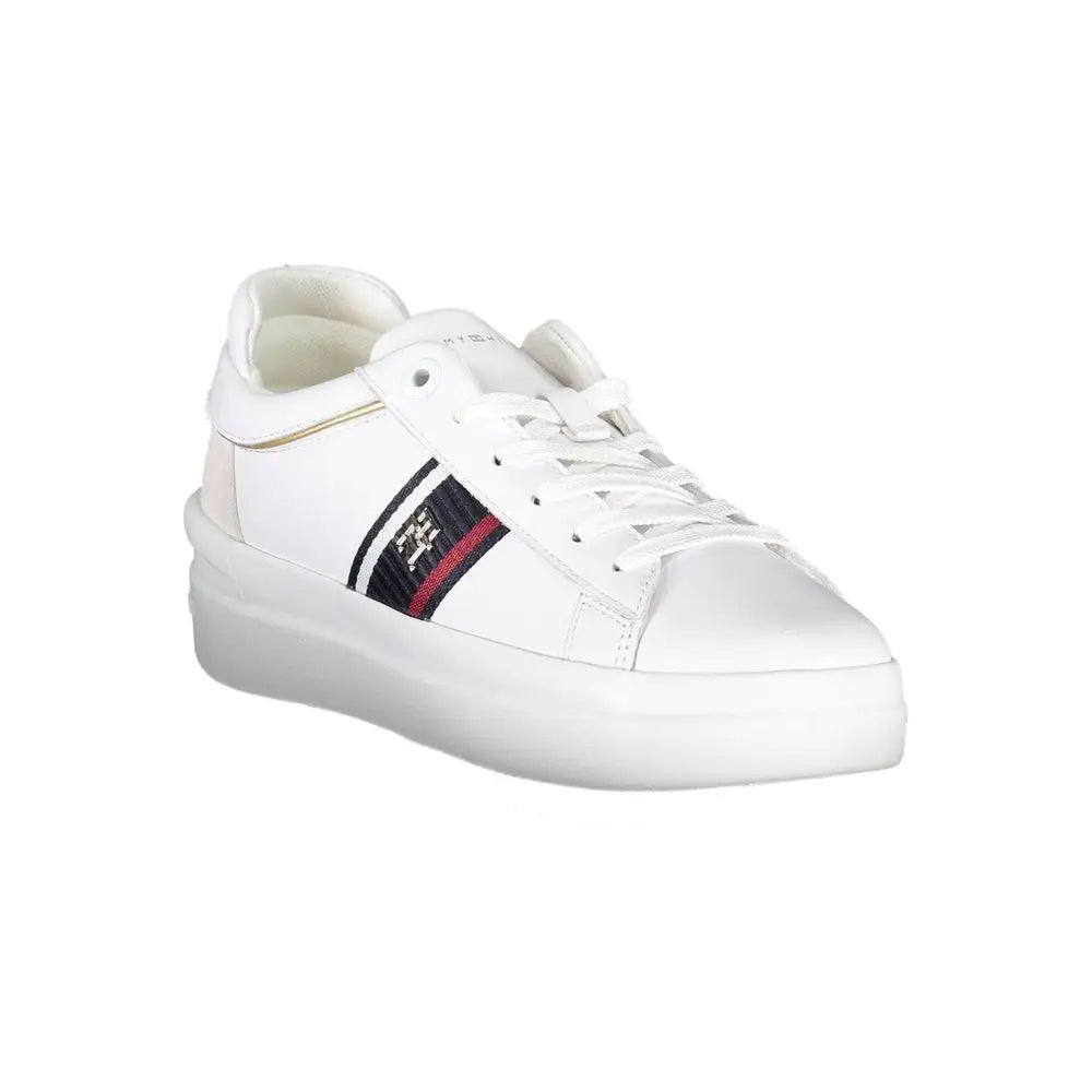 Tommy Hilfiger White Polyester Sneakers - Sneakers