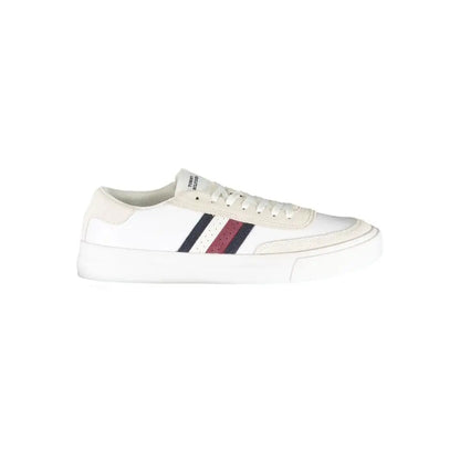 Tommy Hilfiger White Polyester Sneakers - Sneakers