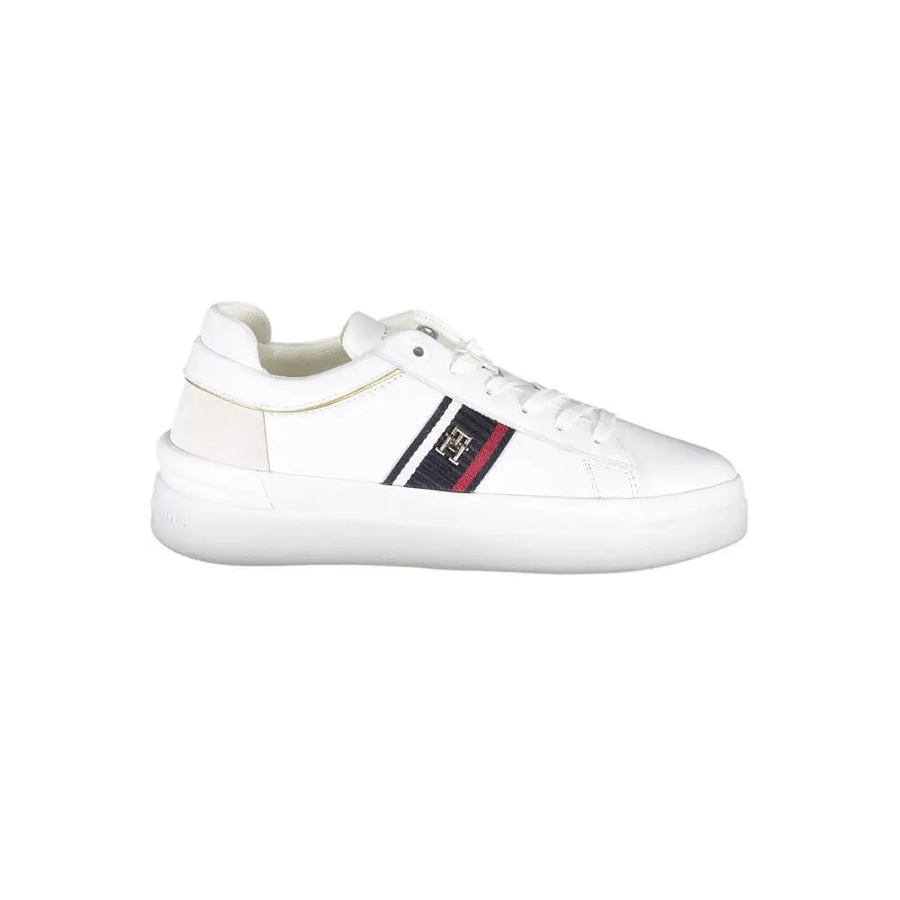 Tommy Hilfiger White Polyester Sneakers - Sneakers