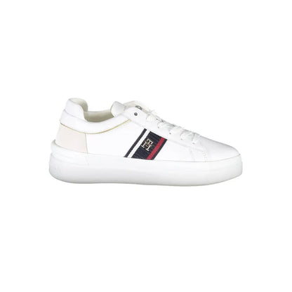 Tommy Hilfiger White Polyester Sneakers - Sneakers