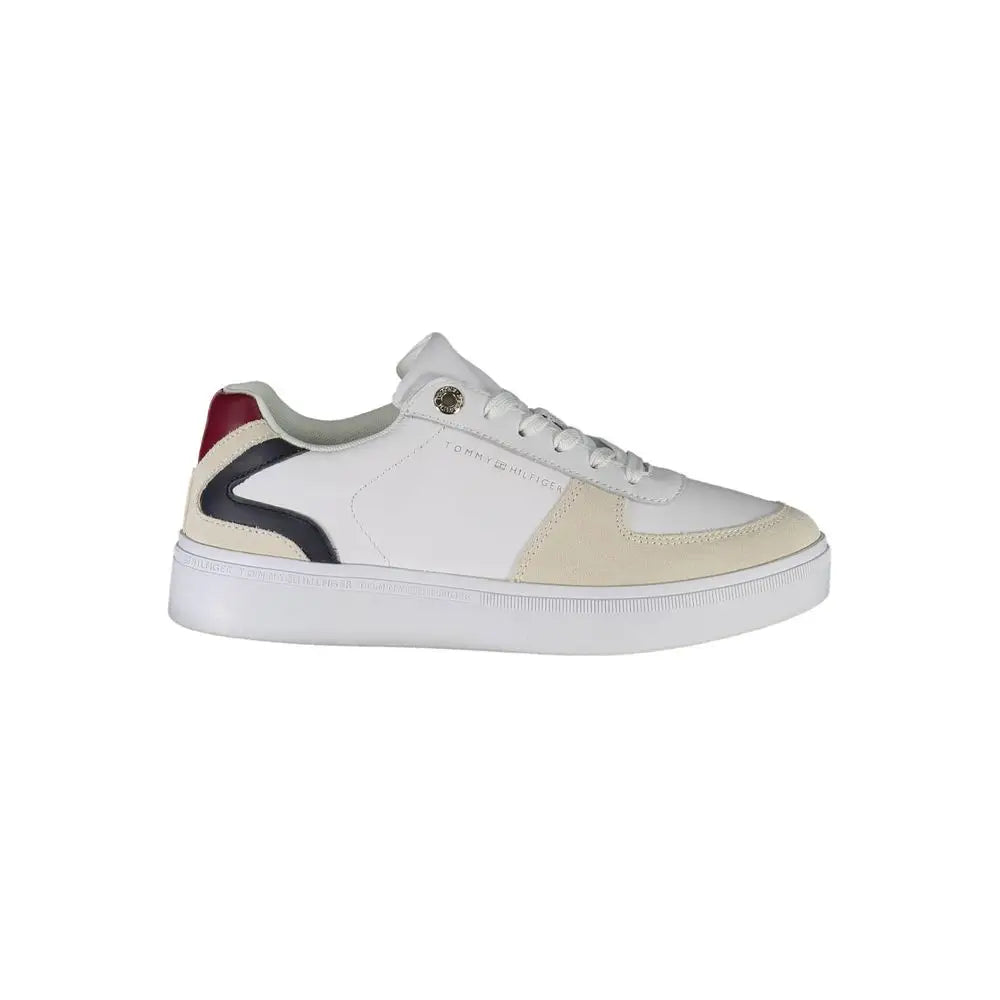 Tommy Hilfiger White Polyester Sneakers - Sneakers