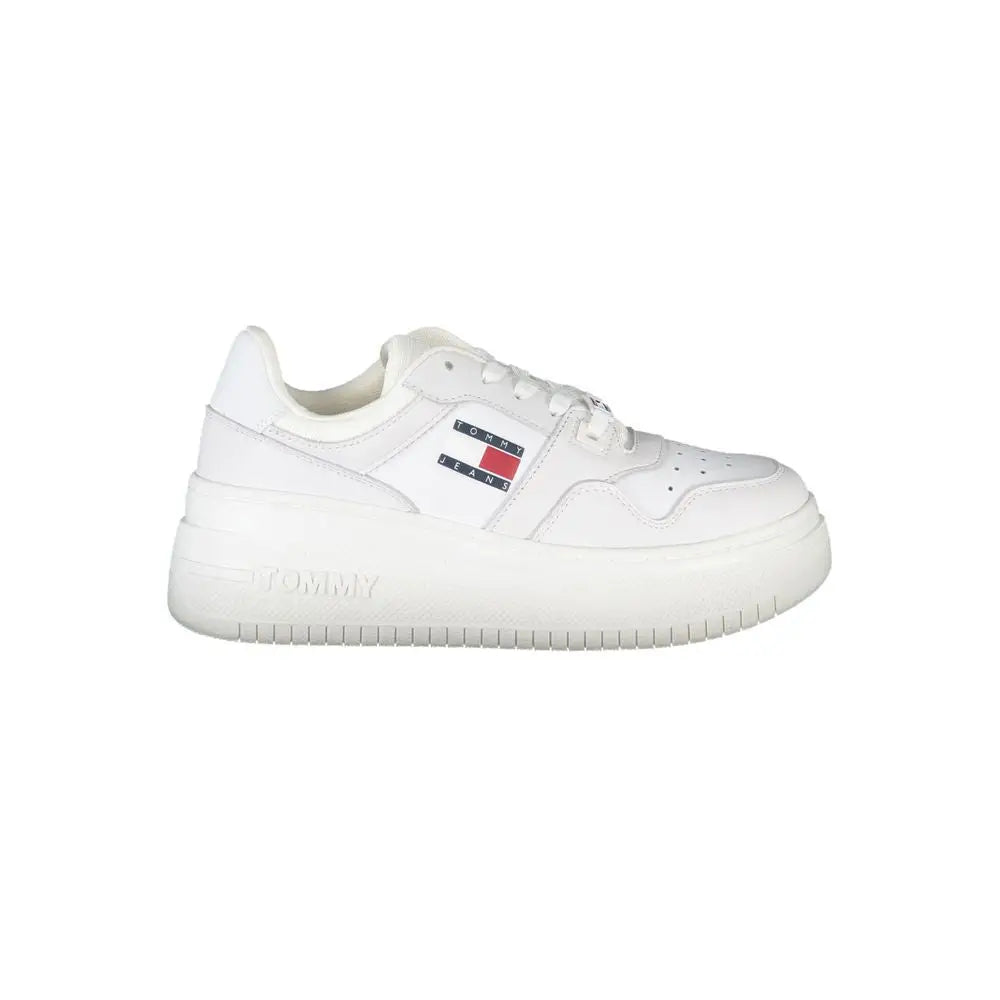 Tommy Hilfiger White Polyester Sneakers - Sneakers