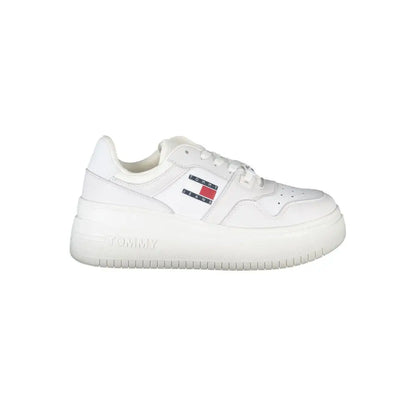 Tommy Hilfiger White Polyester Sneakers - Sneakers