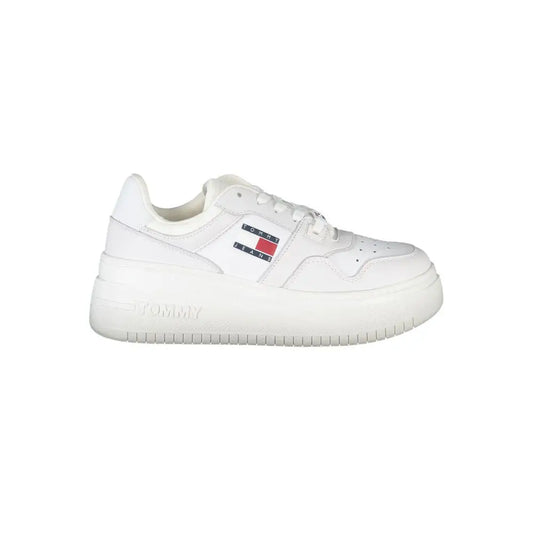 Tommy Hilfiger White Polyester Sneakers - Sneakers