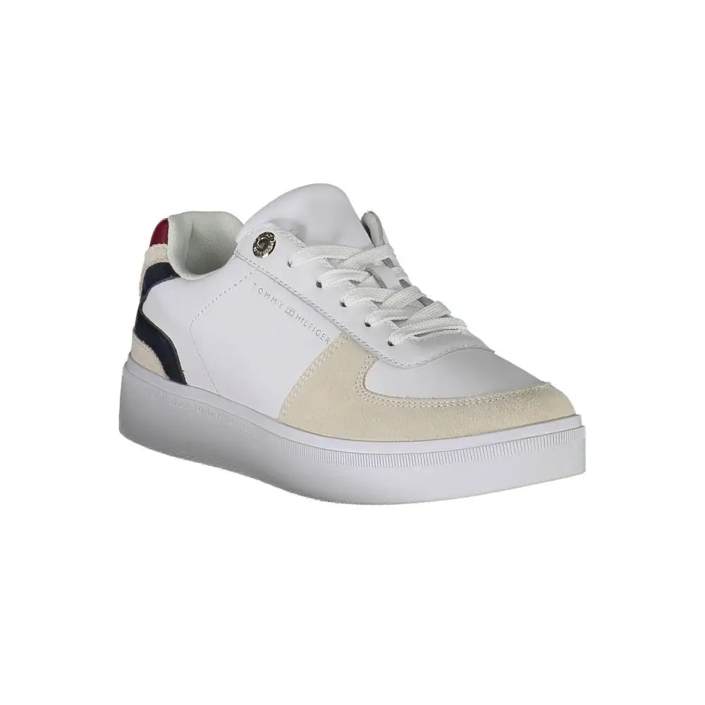 Tommy Hilfiger White Polyester Sneakers - Sneakers