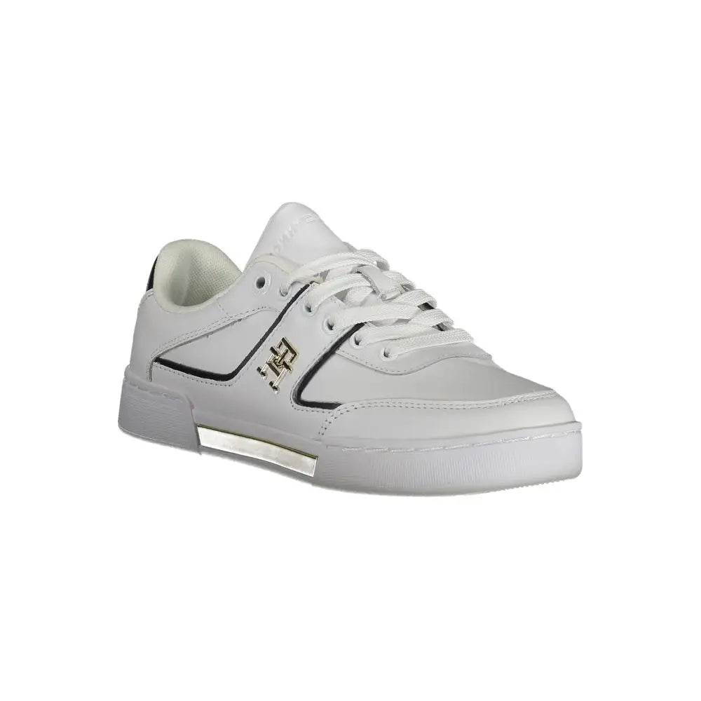 Tommy Hilfiger White Polyester Sneakers - Sneakers