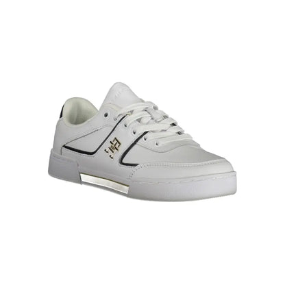 Tommy Hilfiger White Polyester Sneakers - Sneakers