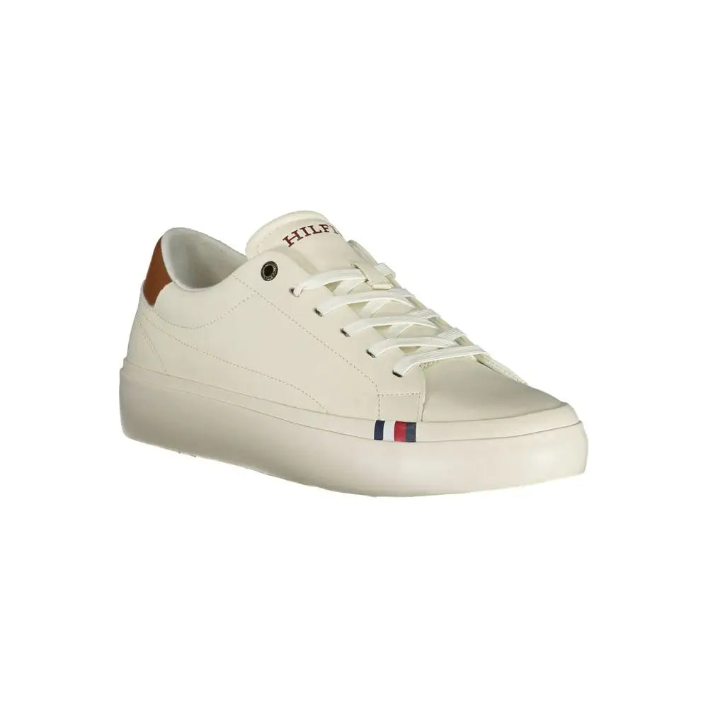 Tommy Hilfiger White Polyethylene Men Sneakers - EU46 - Sneakers