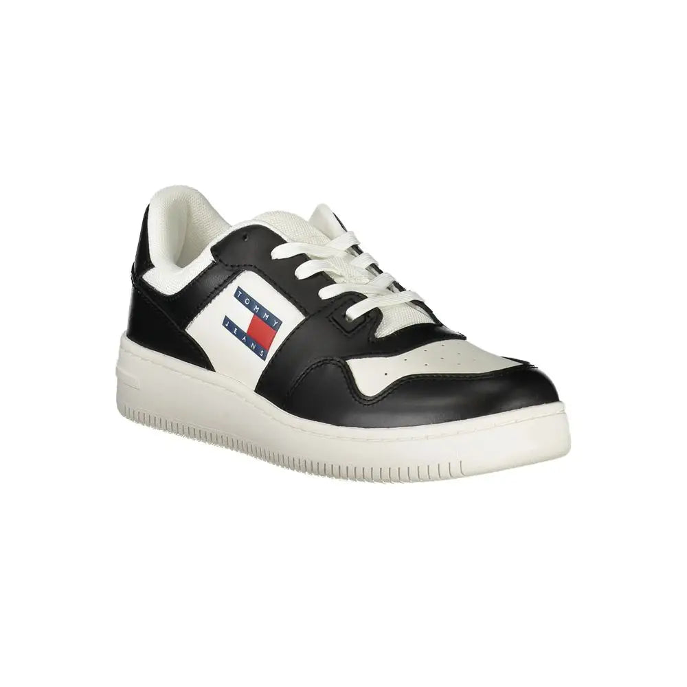 Tommy Hilfiger white polyethylene sneakers med klassisk logo