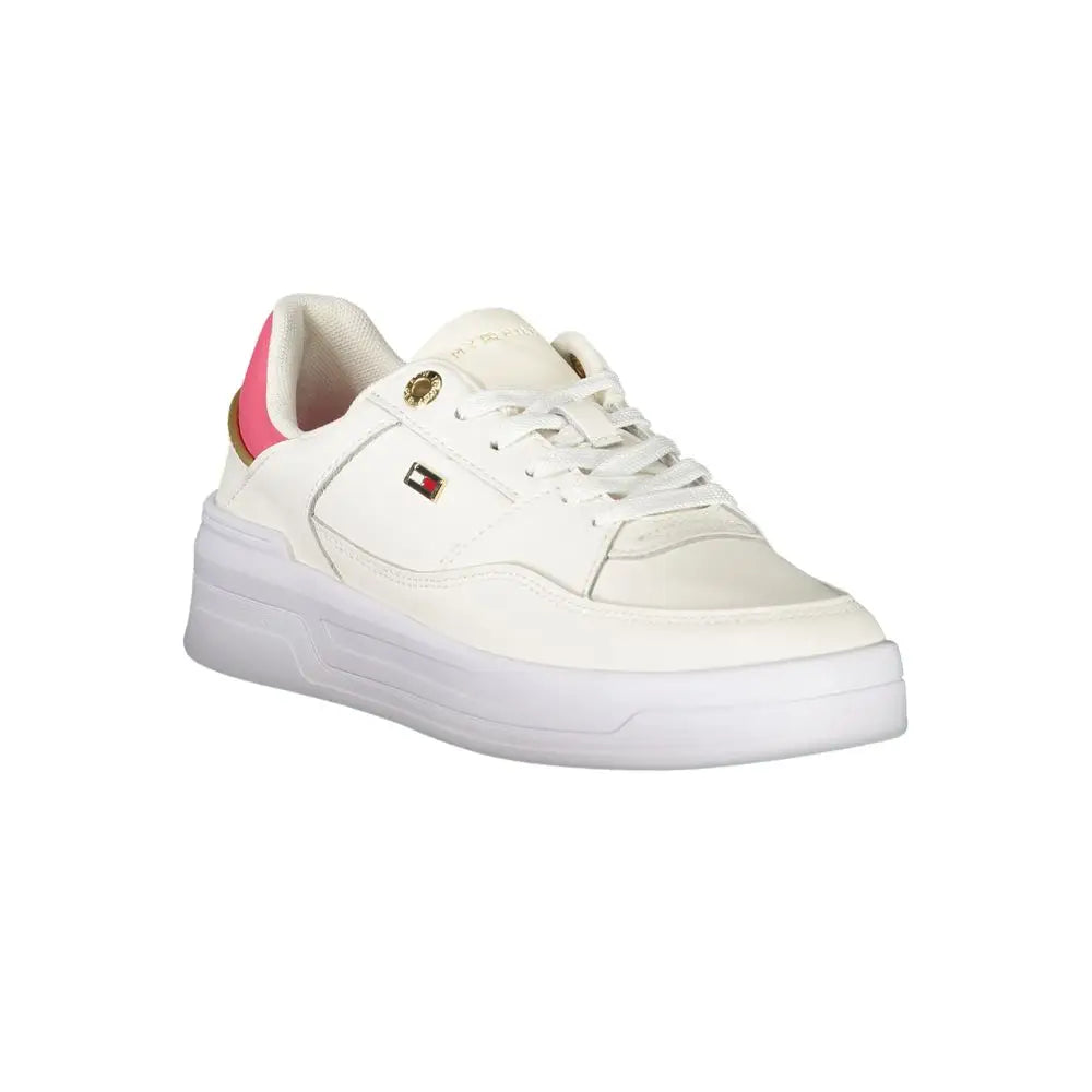 Tommy Hilfiger White Polyethylene Women Sneakers - Sneakers