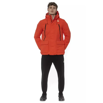 Tond Red Polyester Men's Jacket