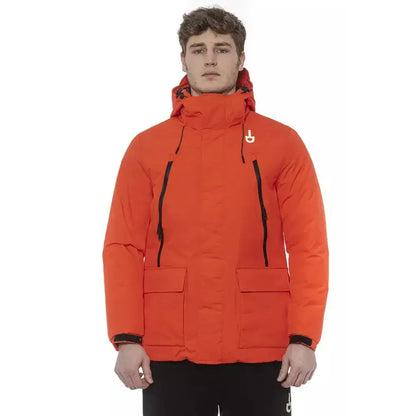 Tond Red Polyester Men's Jacket