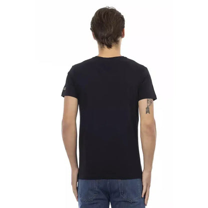 Trussardi Action Black Cotton Men T-Shirt