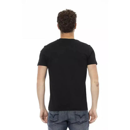 Trussardi Action Black Cotton Men's T-Shirt