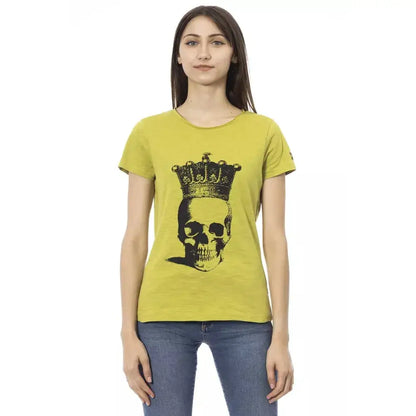 Trussardi Action Green Cotton Women T-Shirt