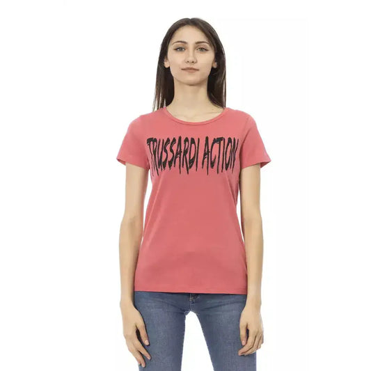 Trussardi Action Multicolor Cotton Women T-Shirt