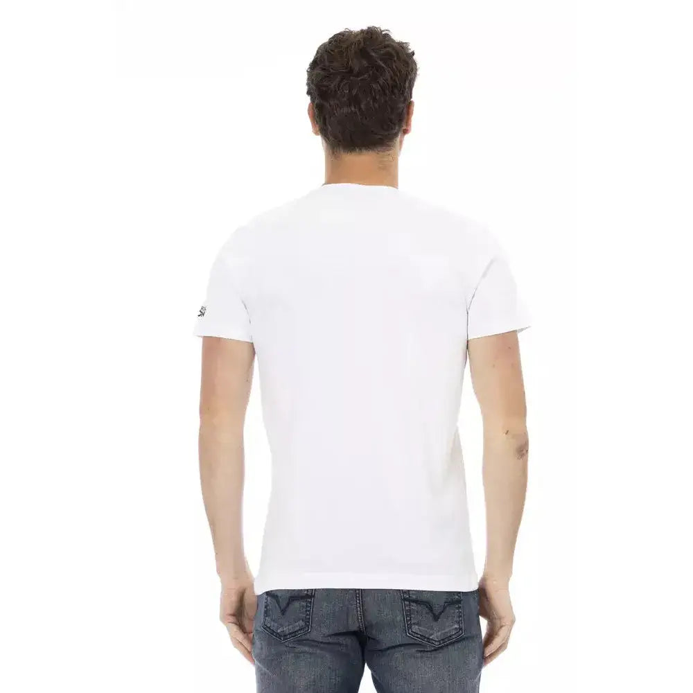 Trussardi Action White Cotton Men's T-Shirt