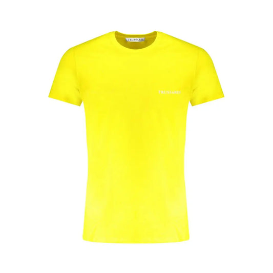 Trussardi gul bomuldstrøje i høj kvalitet, 100% originale brands