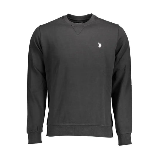U.S. Polo Assn. sort bomuldssweater med Black U.S