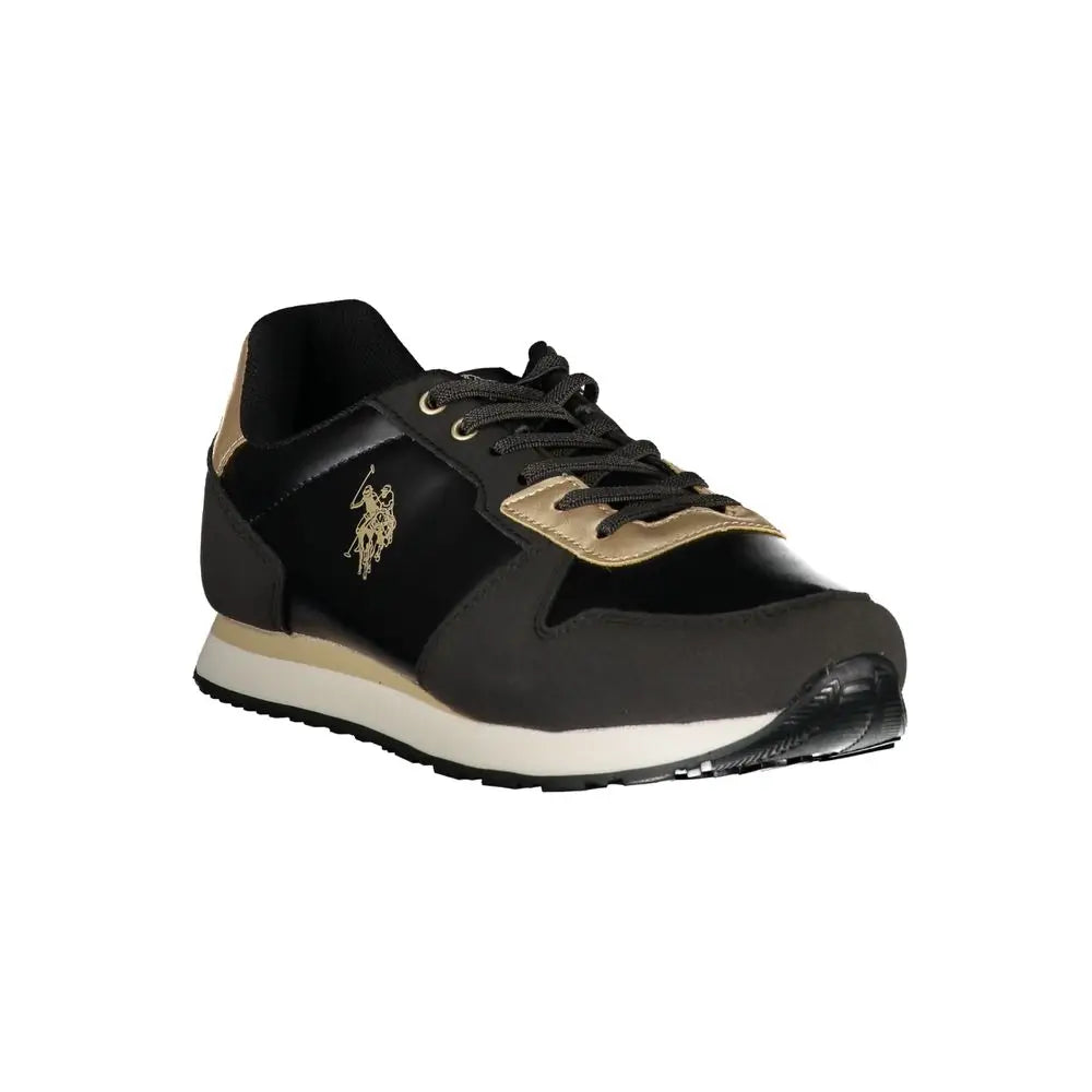 U.S. POLO ASSN. Black Polyester Sneakers - 35 - Sneakers