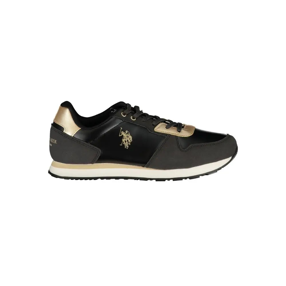 U.S. POLO ASSN. Black Polyester Sneakers - 35 - Sneakers