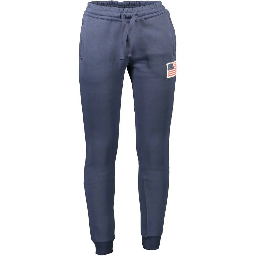 U.S. POLO ASSN. Blue Cotton Pant - XL - Bukser