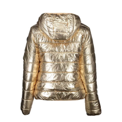 U.S. POLO ASSN. Gold Nylon Jackets & Coat - Jakke
