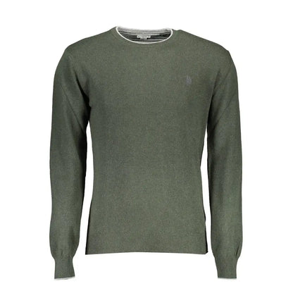 U.S. POLO ASSN. Green Wool Men Sweater - Sweaters