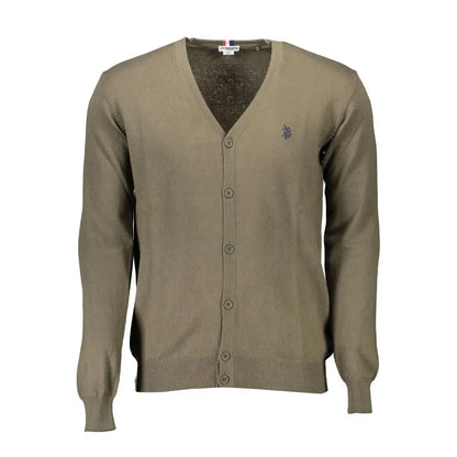 U.S. POLO ASSN. Verde Cotton Men Cardigan - XXL