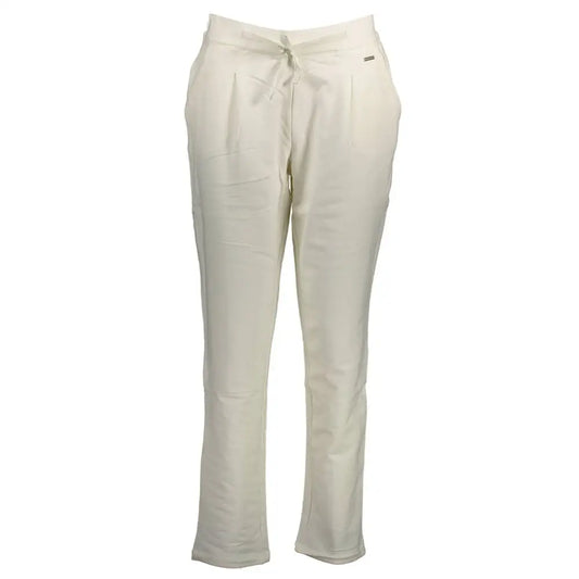 U.S. POLO ASSN. White Cotton Pant - Bukser