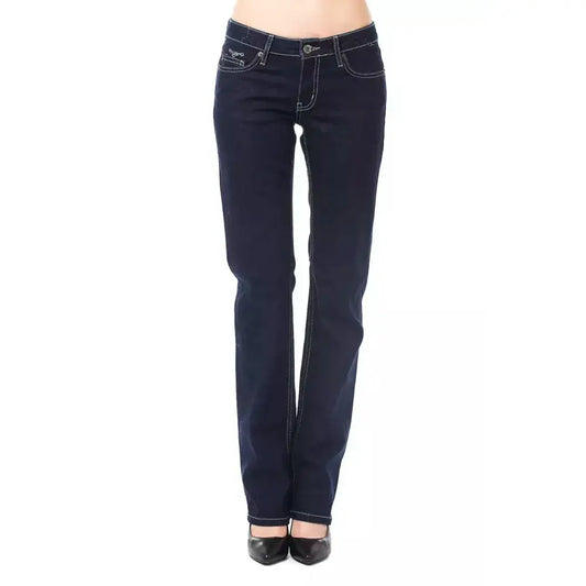 Ungaro Fever Blue Cotton Women's Jeans